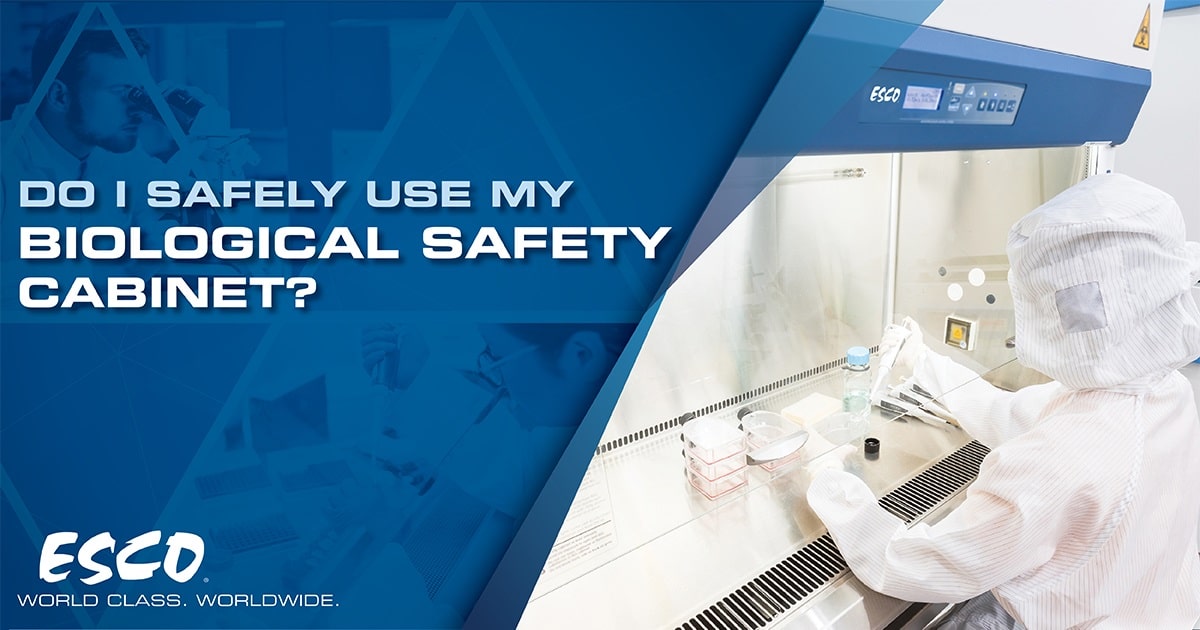 생물안전작업대 안전사용법 - Safe Use of Biological Safety Cabinet