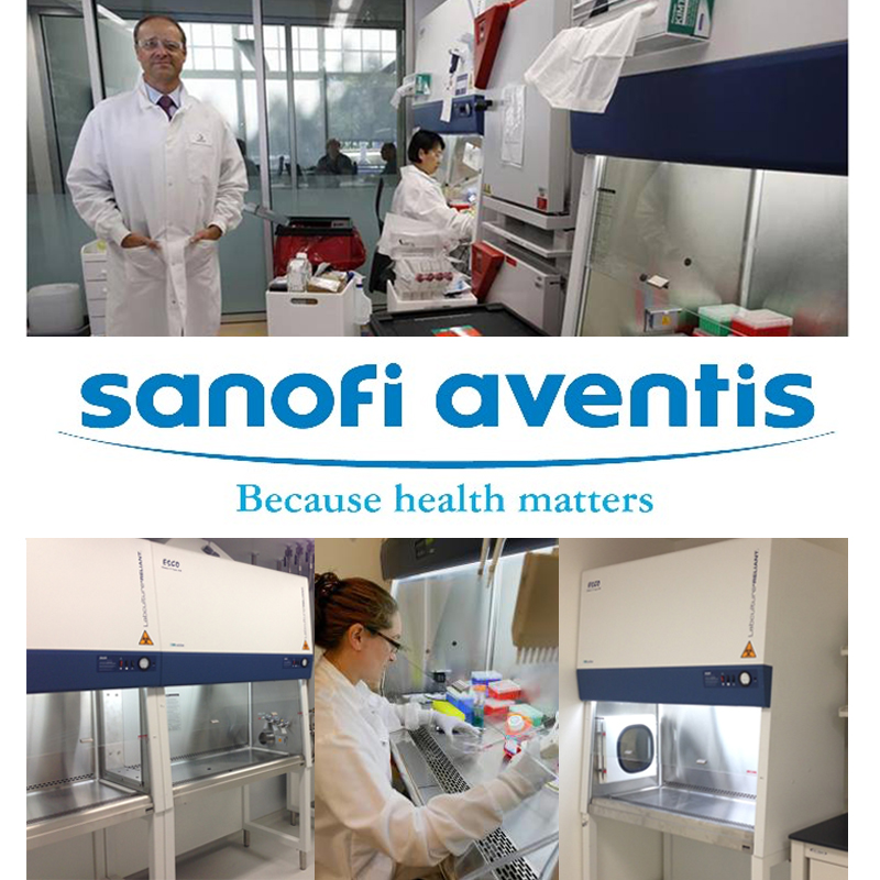 Esco Biosafety Equipment Boosted Cancer Research in Sanofi-Aventis at Cambridge, Massachusetts, USA